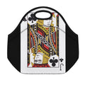 Jack Of Clubs Playing Card Print Neoprene Lunch Bag