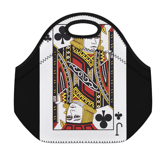 Jack Of Clubs Playing Card Print Neoprene Lunch Bag