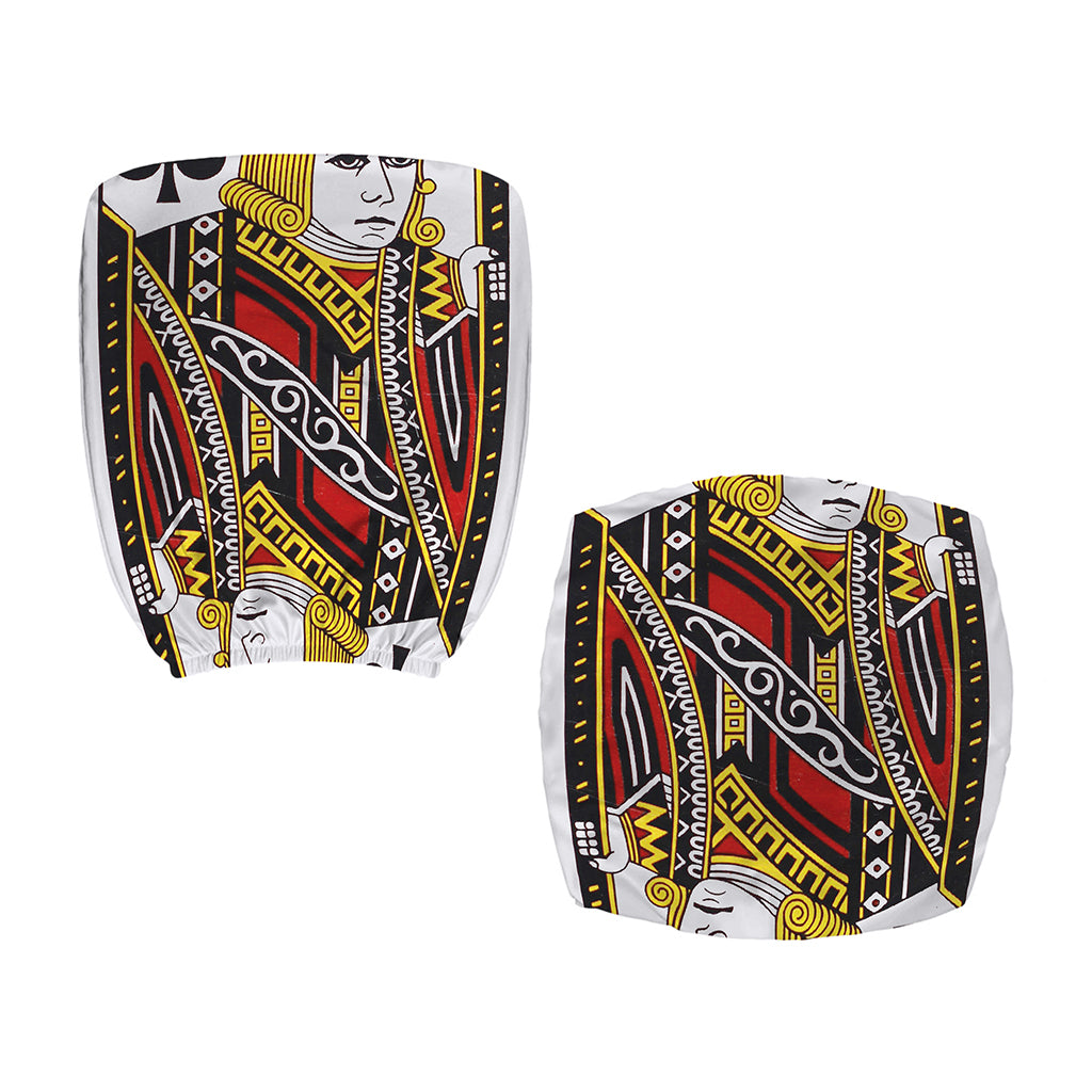 Jack Of Clubs Playing Card Print Office Chair Cover