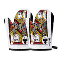 Jack Of Clubs Playing Card Print Oven Mitts