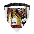 Jack Of Clubs Playing Card Print Over The Collar Dog Bandana