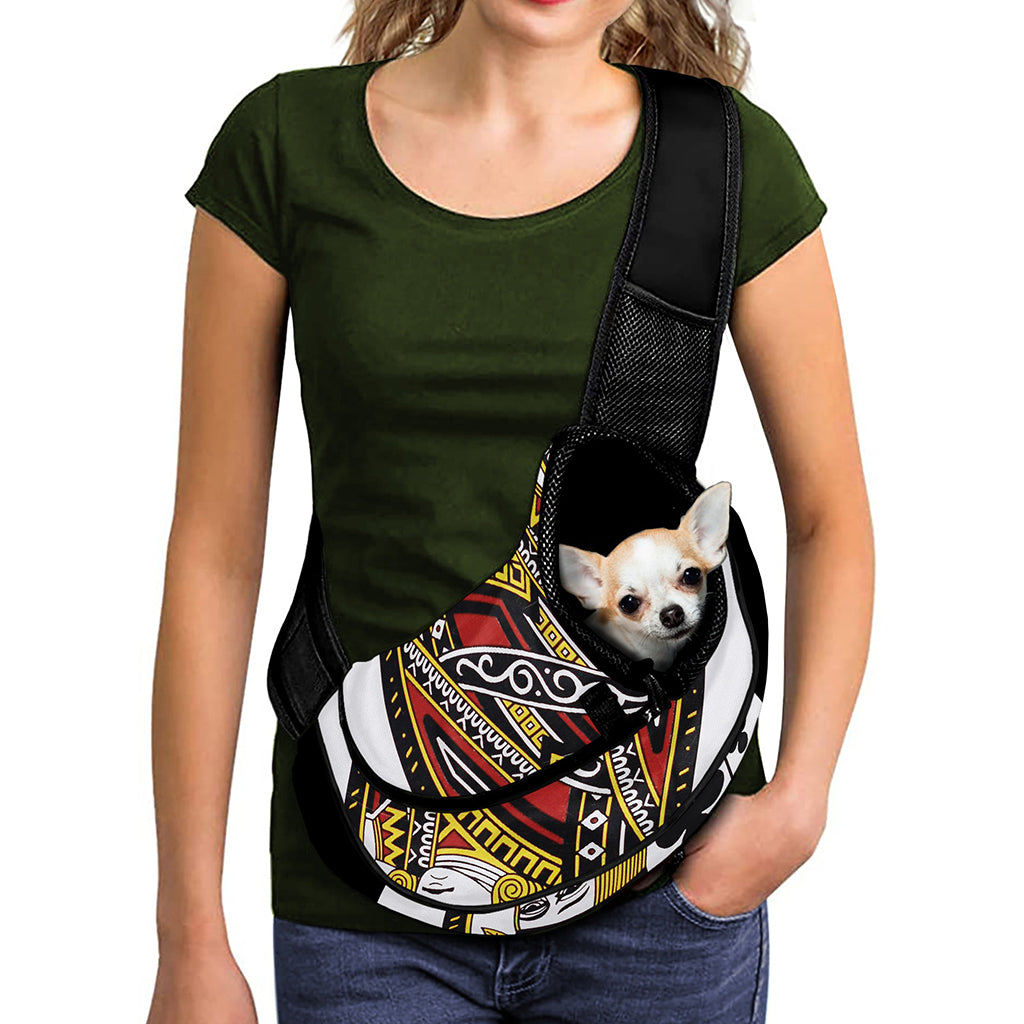 Jack Of Clubs Playing Card Print Pet Sling Carrier