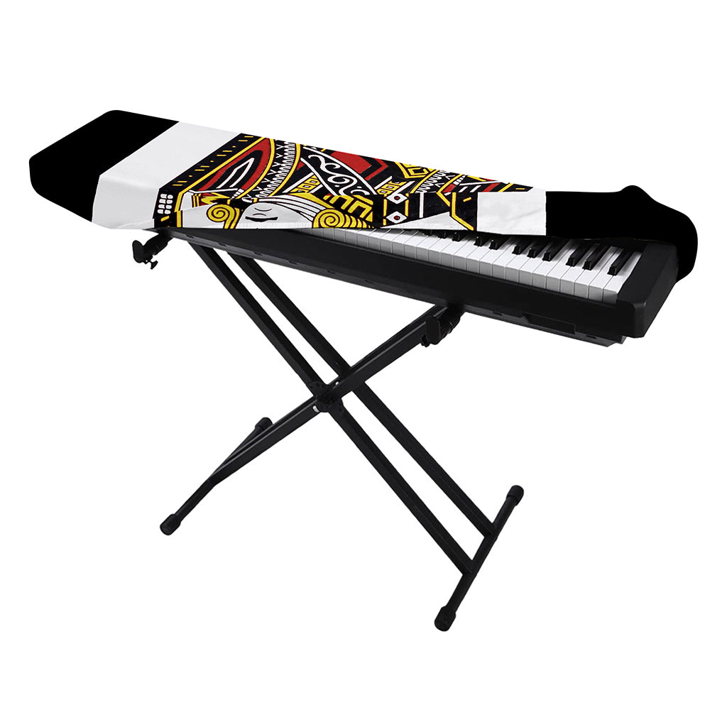 Jack Of Clubs Playing Card Print Piano Keyboard Cover