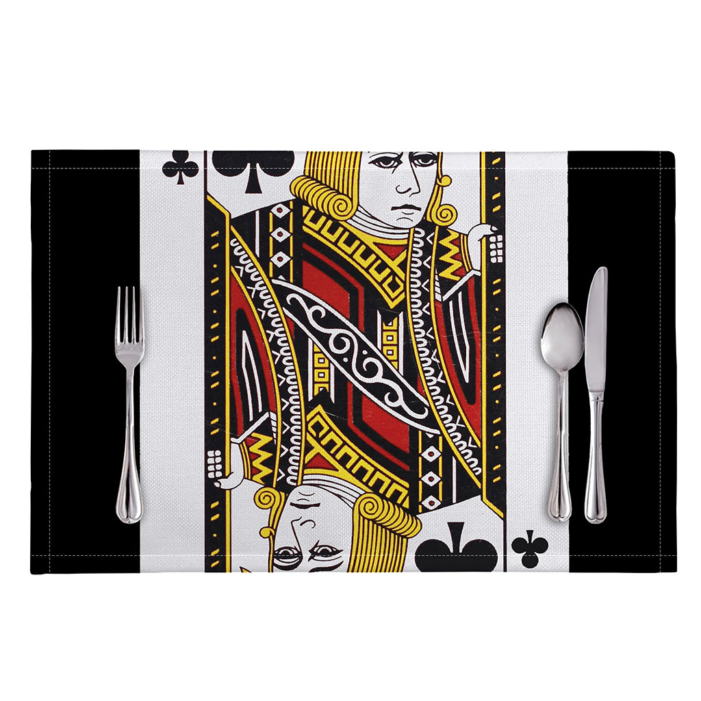 Jack Of Clubs Playing Card Print Placemat