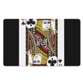 Jack Of Clubs Playing Card Print Polyester Doormat