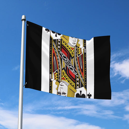 Jack Of Clubs Playing Card Print Polyester Flag