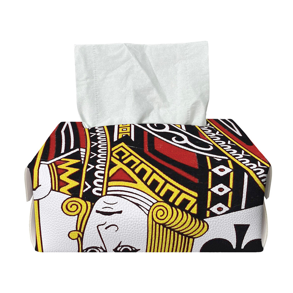 Jack Of Clubs Playing Card Print Rectangle Tissue Box Cover