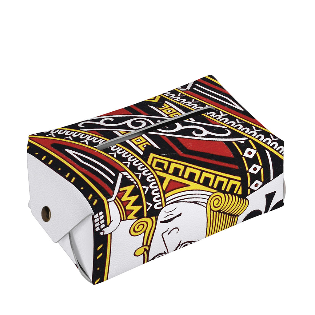 Jack Of Clubs Playing Card Print Rectangle Tissue Box Cover