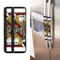 Jack Of Clubs Playing Card Print Refrigerator Handle Covers