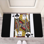 Jack Of Clubs Playing Card Print Rubber Doormat