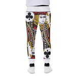 Jack Of Clubs Playing Card Print Scuba Joggers