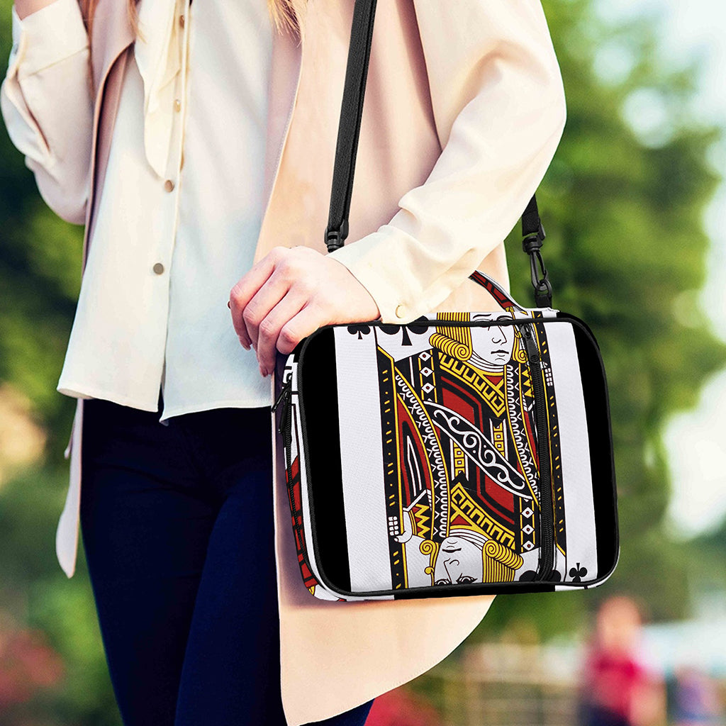 Jack Of Clubs Playing Card Print Shoulder Strap Bible Bag