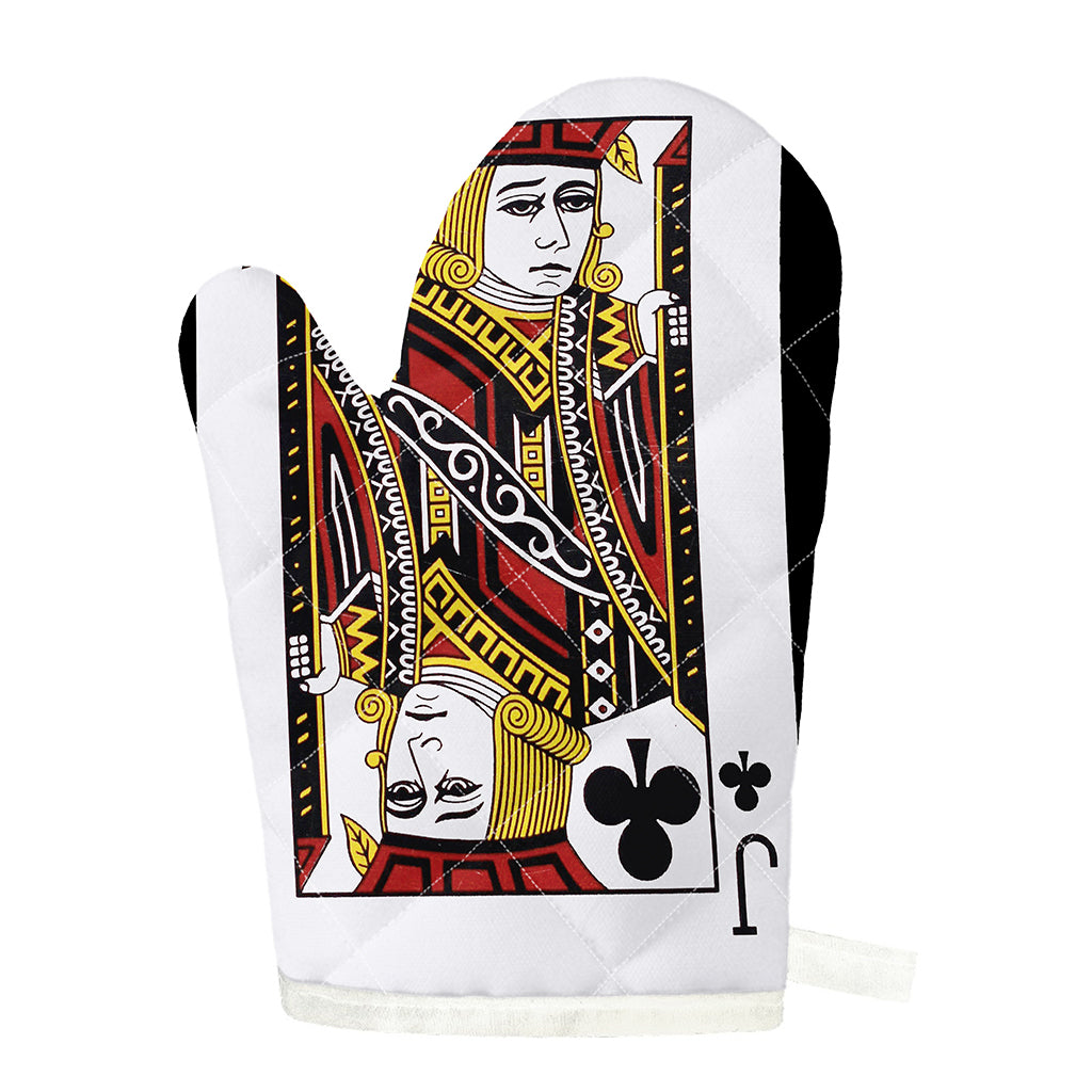 Jack Of Clubs Playing Card Print Single Oven Mitt