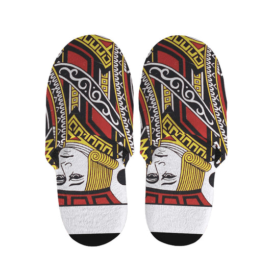 Jack Of Clubs Playing Card Print Slippers