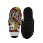 Jack Of Clubs Playing Card Print Slippers
