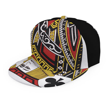 Jack Of Clubs Playing Card Print Snapback Cap