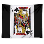 Jack Of Clubs Playing Card Print Tapestry
