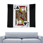 Jack Of Clubs Playing Card Print Tapestry