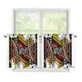 Jack Of Clubs Playing Card Print Tier Curtains