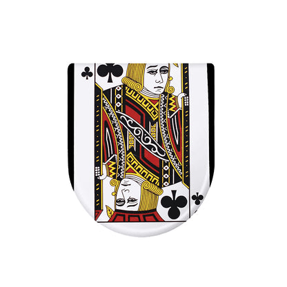 Jack Of Clubs Playing Card Print Toilet Lid Cover