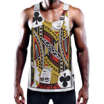 Jack Of Clubs Playing Card Print Training Tank Top