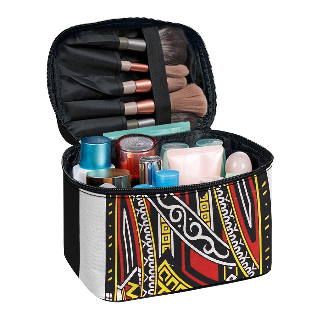 Jack Of Clubs Playing Card Print Travel Makeup Bag