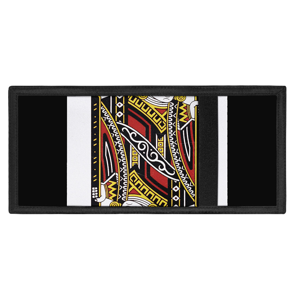 Jack Of Clubs Playing Card Print Trifold Wallet