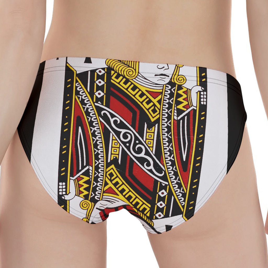 Jack Of Clubs Playing Card Print Women's Panties
