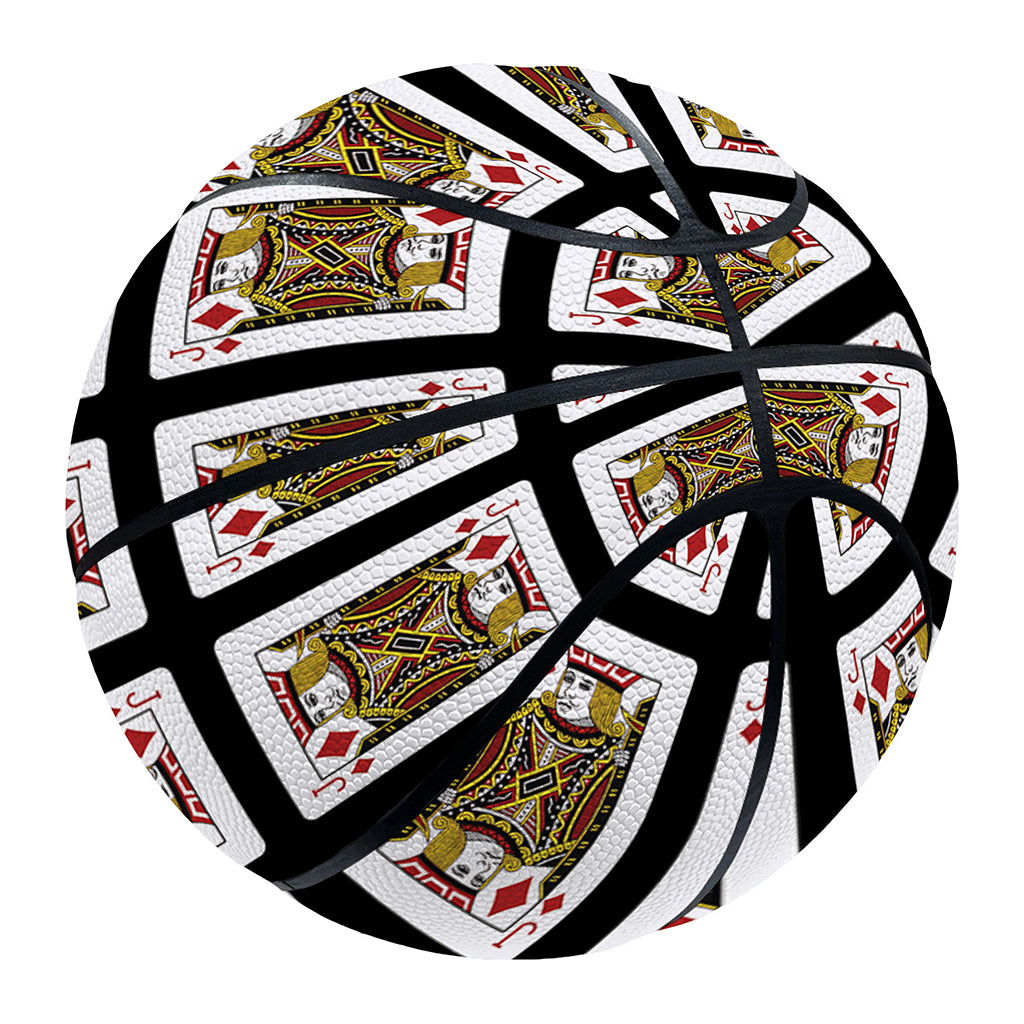 Jack Of Diamonds Pattern Print Basketball
