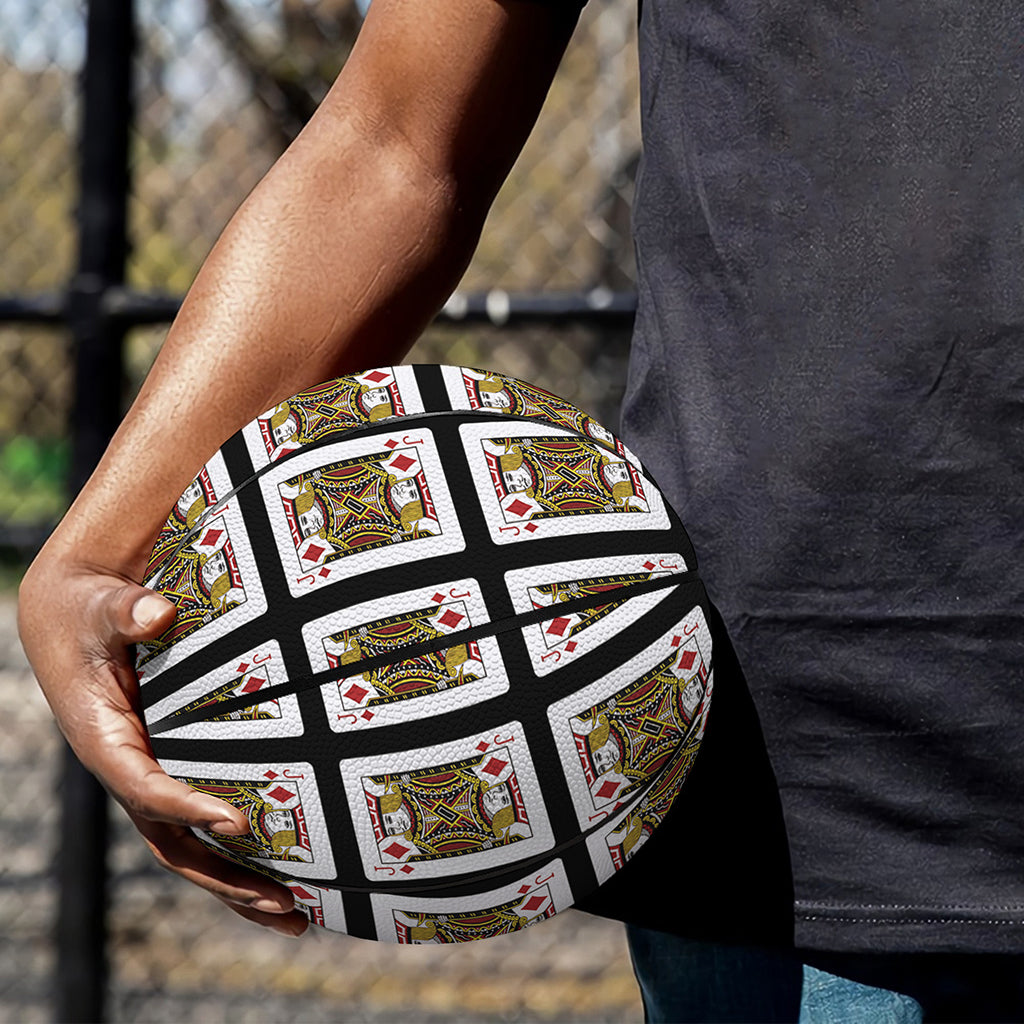Jack Of Diamonds Pattern Print Basketball