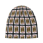 Jack Of Diamonds Pattern Print Beanie
