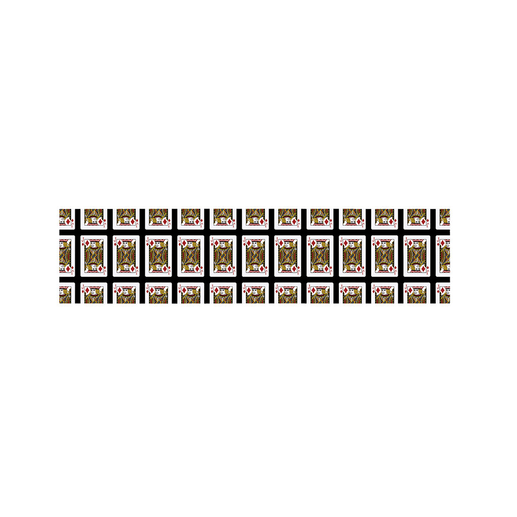 Jack Of Diamonds Pattern Print Bed Runner