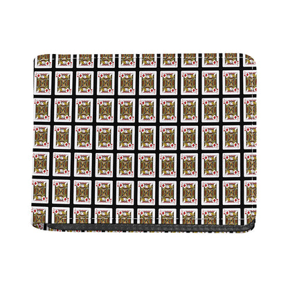 Jack Of Diamonds Pattern Print Bifold Wallet