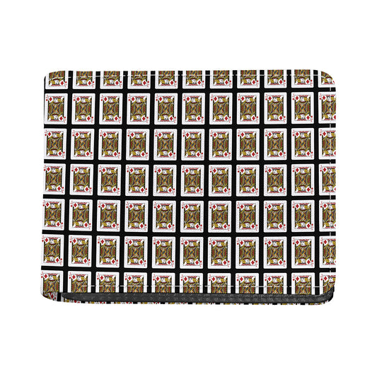 Jack Of Diamonds Pattern Print Bifold Wallet