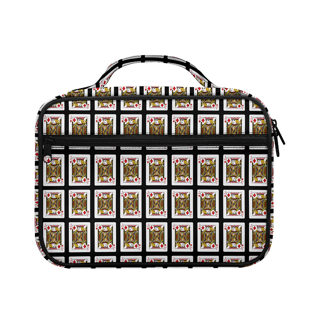 Jack Of Diamonds Pattern Print Briefcase Bible Bag