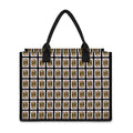 Jack Of Diamonds Pattern Print Canvas Tote Bag