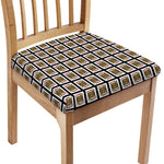 Jack Of Diamonds Pattern Print Chair Cushion Cover