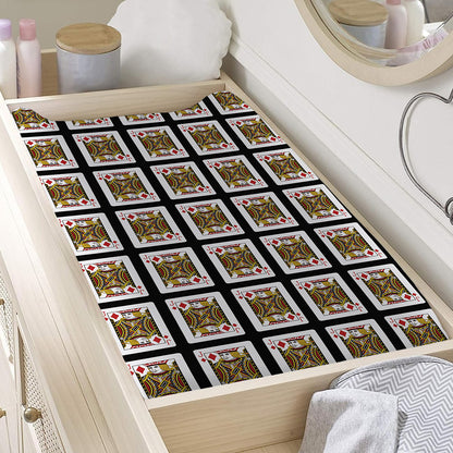 Jack Of Diamonds Pattern Print Changing Pad Cover