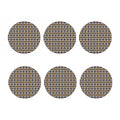 Jack Of Diamonds Pattern Print Coaster Set