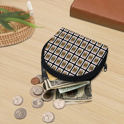 Jack Of Diamonds Pattern Print Coin Purse