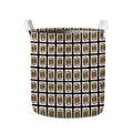Jack Of Diamonds Pattern Print Collapsible Laundry Basket
