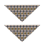 Jack Of Diamonds Pattern Print Dog Bandana