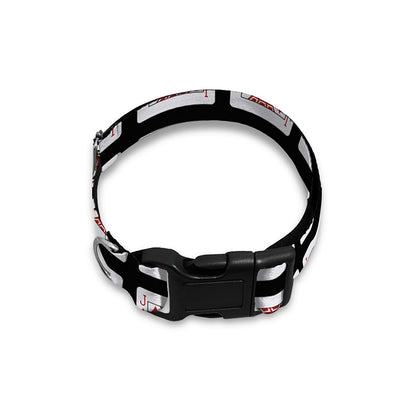 Jack Of Diamonds Pattern Print Dog Collar