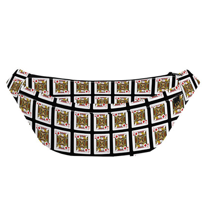 Jack Of Diamonds Pattern Print Fanny Pack