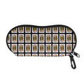 Jack Of Diamonds Pattern Print Glasses Case