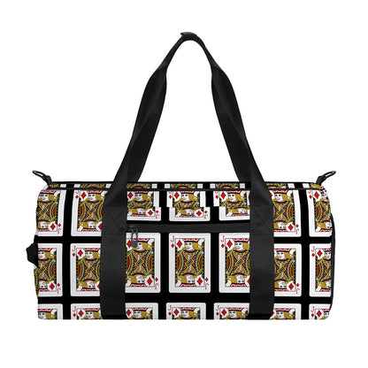 Jack Of Diamonds Pattern Print Gym Bag