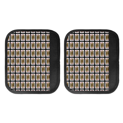 Jack Of Diamonds Pattern Print Handle Covers