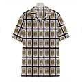Jack Of Diamonds Pattern Print Hawaiian Shirt