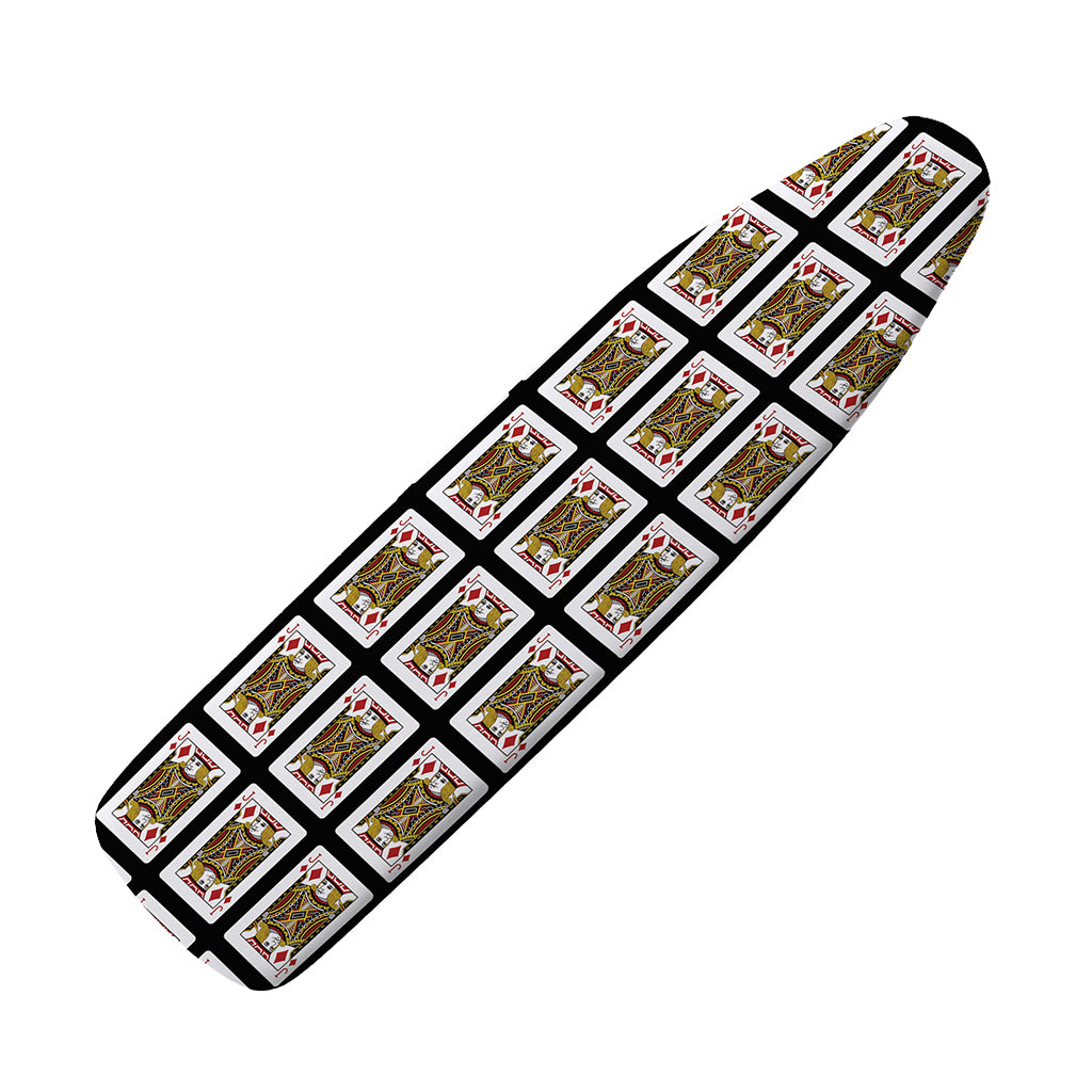 Jack Of Diamonds Pattern Print Ironing Board Cover