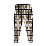 Jack Of Diamonds Pattern Print Jogger Pants